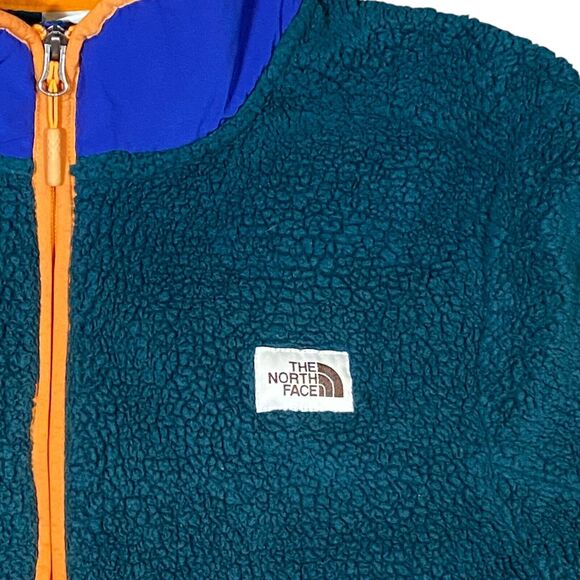 NORTH FACE  RAGE VINTAGE FLEECE FULL ZIP JACKET Size L brown label - Picture 6 of 12